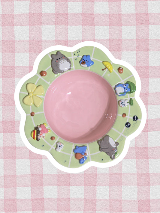 My neighbor Totoro pasta plate